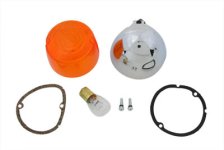 (image for) Chrome Turn Signal Assembly Front Right or Left