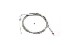 (image for) 45.375" Braided Stainless Steel Idle Cable