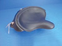 (image for) Black Leather Solo Seat with Skirt