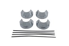 (image for) 41mm Chrome Fork Boot Cover Set