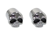 (image for) Skull Valve Stem Cover Chrome