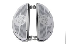 (image for) Chrome Driver Half Moon Footboard Kit