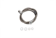 (image for) Stainless Steel Front Brake Hose 53"