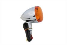 (image for) Chrome Front Torpedo Style Turn Signal
