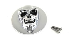 (image for) Skull Design Ignition System Cover Chrome