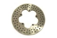 (image for) 11-1/2" Drilled Front Brake Disc Clover Leaf Style