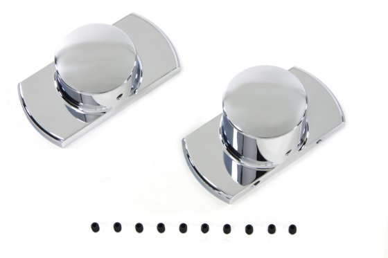 (image for) Chrome Rear Axle Nut Cover Set