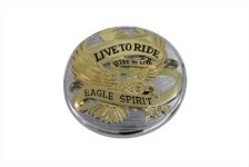 (image for) Gold Inlay Live to Ride Ignition System Cover