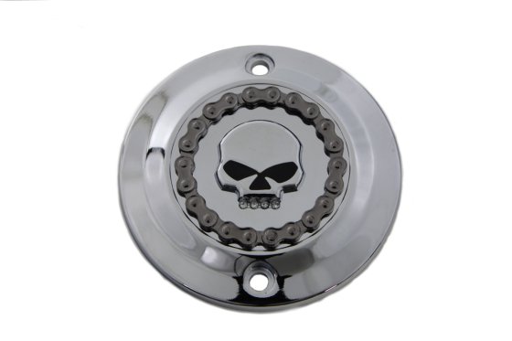 (image for) Skull Ignition System Cover Chrome