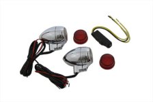 (image for) Clear Lens with Red LEDs Marker Lamp Set