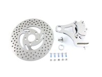 (image for) Chrome Rear 4 Piston Caliper and 11-1/2" Disc Kit