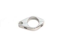 (image for) Billet Throttle Cable Clamp Chrome