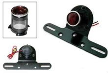 (image for) Black 1" Round Tail Lamp