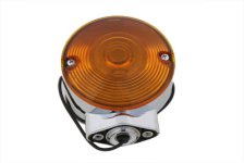 (image for) Chrome Turn Signal Front Amber