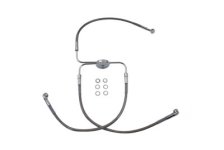 Stainless Steel Front Brake Hoses 22-1/2" and 17-5/16" (image for) Stainless Steel Front Brake Hoses 22-1/2" and 17-5/16"