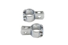 (image for) Chrome Footpeg Mount Clamp Set