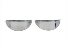 (image for) Chrome 4-1/2" Deco Spotlamp Visor Set