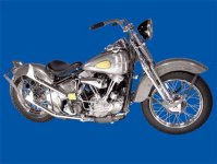 (image for) 1941 Knucklehead Bobber Bike Kit Restoration Finish