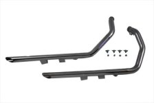 (image for) Exhaust Drag Pipe Set Slash Cut Ends