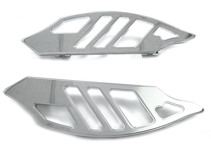 (image for) Chrome Billet Footboard Set - Click Image to Close