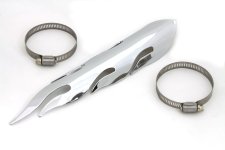 (image for) Exhaust Heat Shield - Flame Style