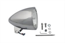 (image for) 5-3/4" Round Headlamp Rocket Style