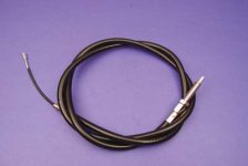 69" Black Clutch Cable (image for) 69" Black Clutch Cable