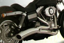 (image for) 2 into 1 Exhaust Pipe Header Set Chrome