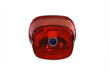 (image for) Tail Lamp Lens Laydown Style Red with Blue Dot