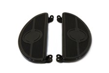 (image for) Driver Black Footboard Set with Bulls Eye Design