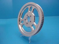 Rear Drive Pulley 70 Tooth Chrome (image for) Rear Drive Pulley 70 Tooth Chrome