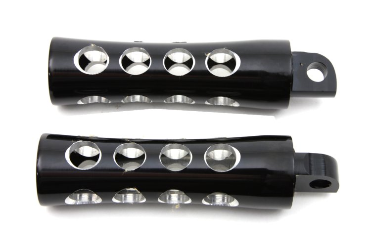 (image for) Black Concave Style Footpeg Set - Click Image to Close