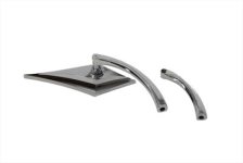 (image for) Zoid Mirror with Billet Curved Stem