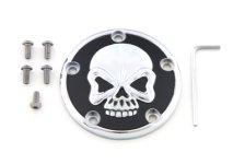 (image for) Skull Design 5 Hole Ignition System Cover Chrome