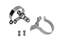 (image for) 3-1/4" Muffler Body Clamp Set Chrome