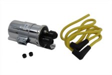 (image for) Round Chrome 6 Volt Dual Coil with Bracket