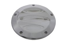 Chrome Contour 5-Hole Derby Cover (image for) Chrome Contour 5-Hole Derby Cover