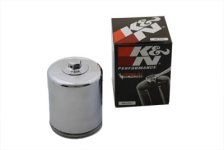 (image for) K&N Spin On Hex Oil Filter Chrome