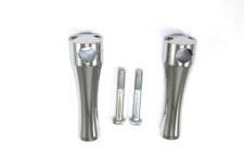 (image for) 6" Solid Billet Chrome Riser Set