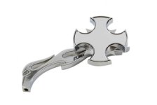 (image for) Rotar Mirror Chrome with Billet Flame Stem