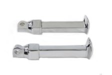 (image for) Chrome Rail Style Footpeg Set