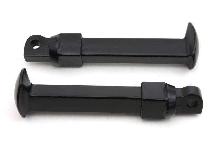 (image for) Black Railroad Style Footpeg Set - Click Image to Close