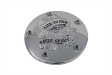 (image for) Live to Ride Ignition System Cover 5-Hole Chrome