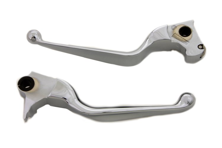 (image for) Chrome Handlebar Lever Set - Click Image to Close