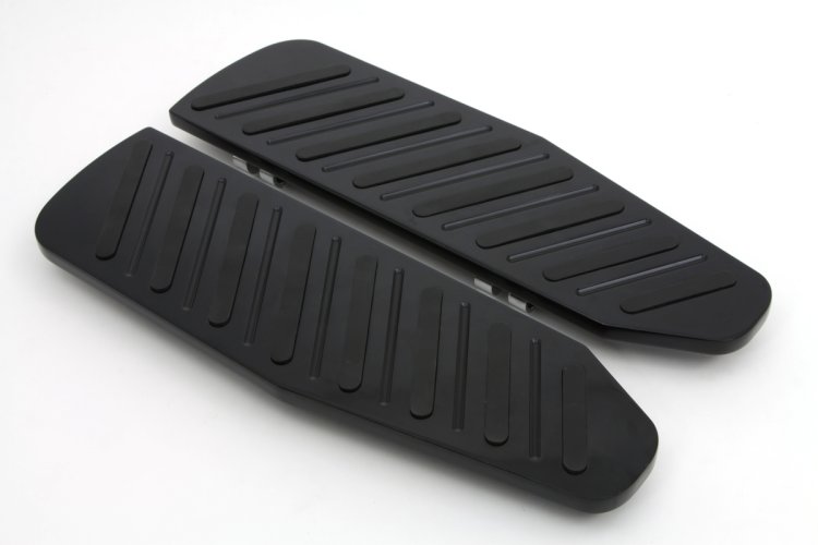 (image for) Black Parallelogram Driver Footboard Set - Click Image to Close