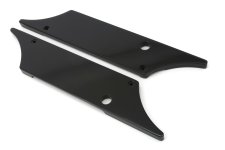 (image for) Black Winged Saddlebag Latch Set