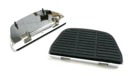 (image for) Chrome Block Rear Passenger Footboard Kit