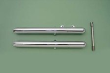 (image for) 41mm Fork Slider Set Chrome 6" Over Stock