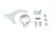 (image for) Exhaust Clamp and Bracket Set Chrome