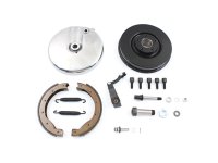 (image for) Front Brake Backing Plate Kit Left Side Black